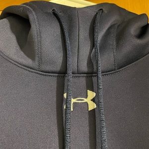 Womens UA hooded cowl neck sweater shirt